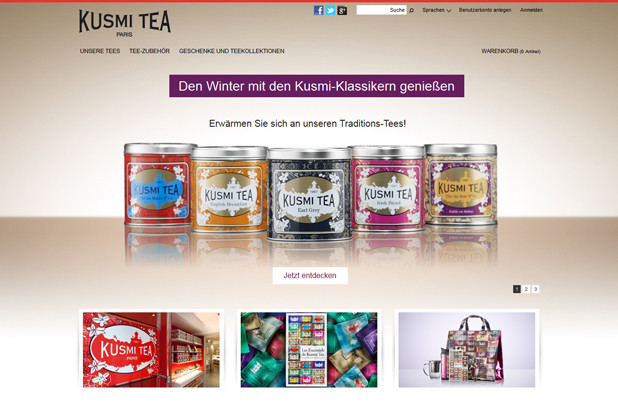 Kusmi Tea Webshop