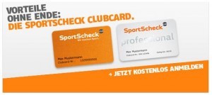 Mit der SportScheck Club Karte Vorteile genießen